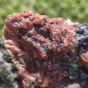RHODONITE CRYSTALS GALENA